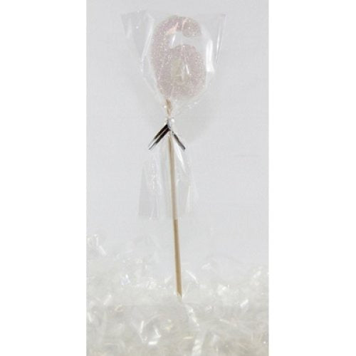 CANDLE PEARL GLITTER LONG STICK #6 image 0