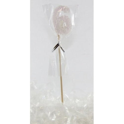 CANDLE PEARL GLITTER LONG STICK #6 image 0