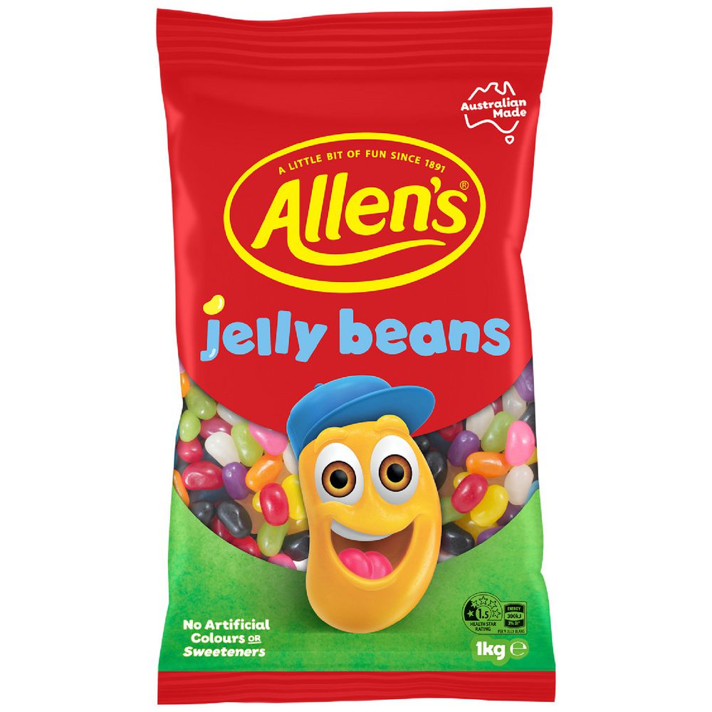 Allens Jelly Beans 1KG image 0