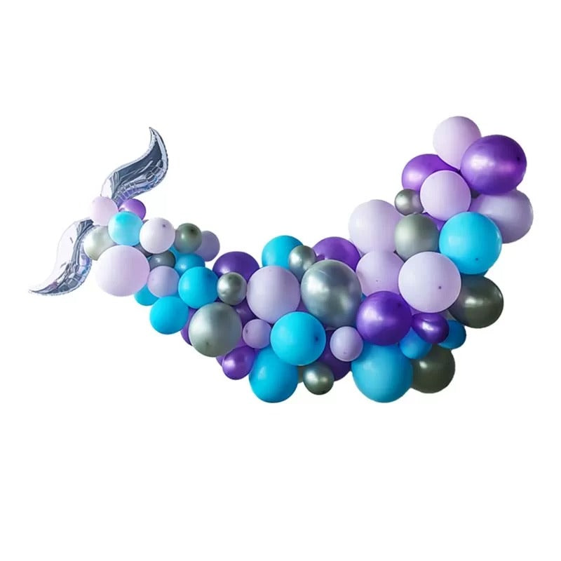 Balloon Garland Set - Mermaid Tail image 0