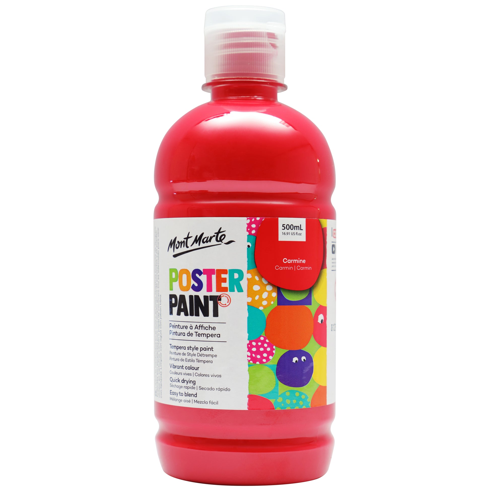 Poster Paint 500ml - Carmine image 0