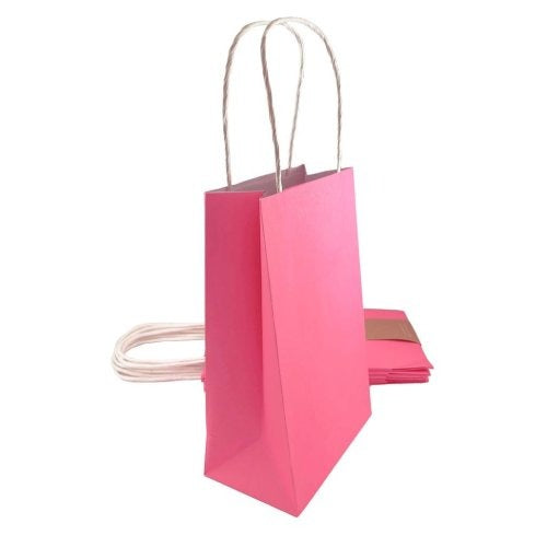PAPER PARTYBAGS - FUCHSIA 5pk image 0