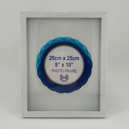 Super 8x10 Inch White Photo Frame image 0