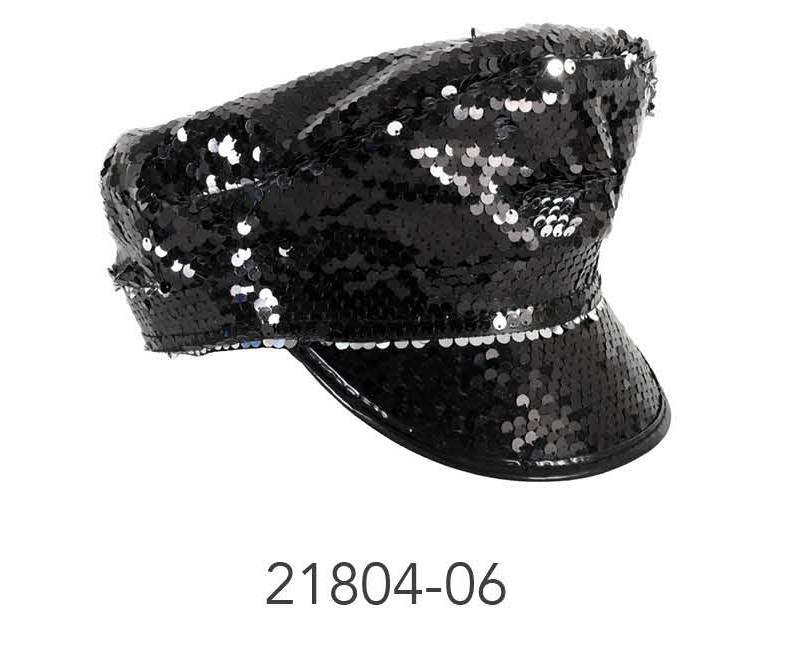 Deluxe sequin cap (Black) image 0