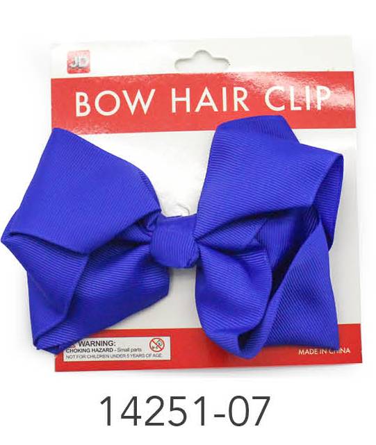 Bow Hair Clip (Blue ) image 0