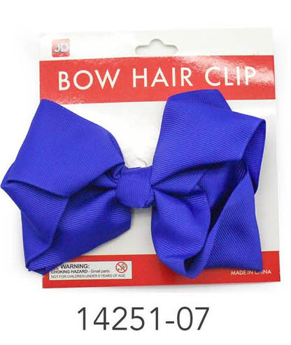 Bow Hair Clip (Blue ) image 0