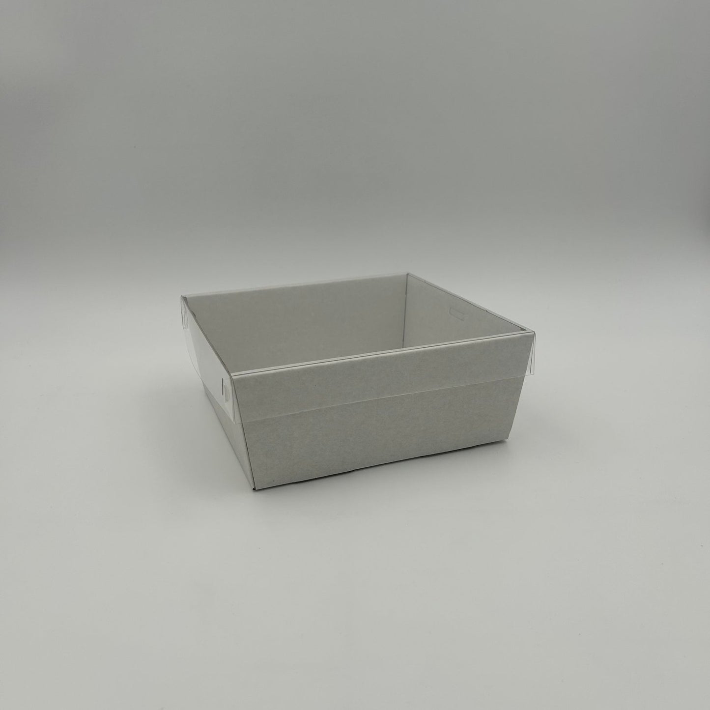3pk White Sq. Grazing Box + Lid Small (18*18*8cm) image 0