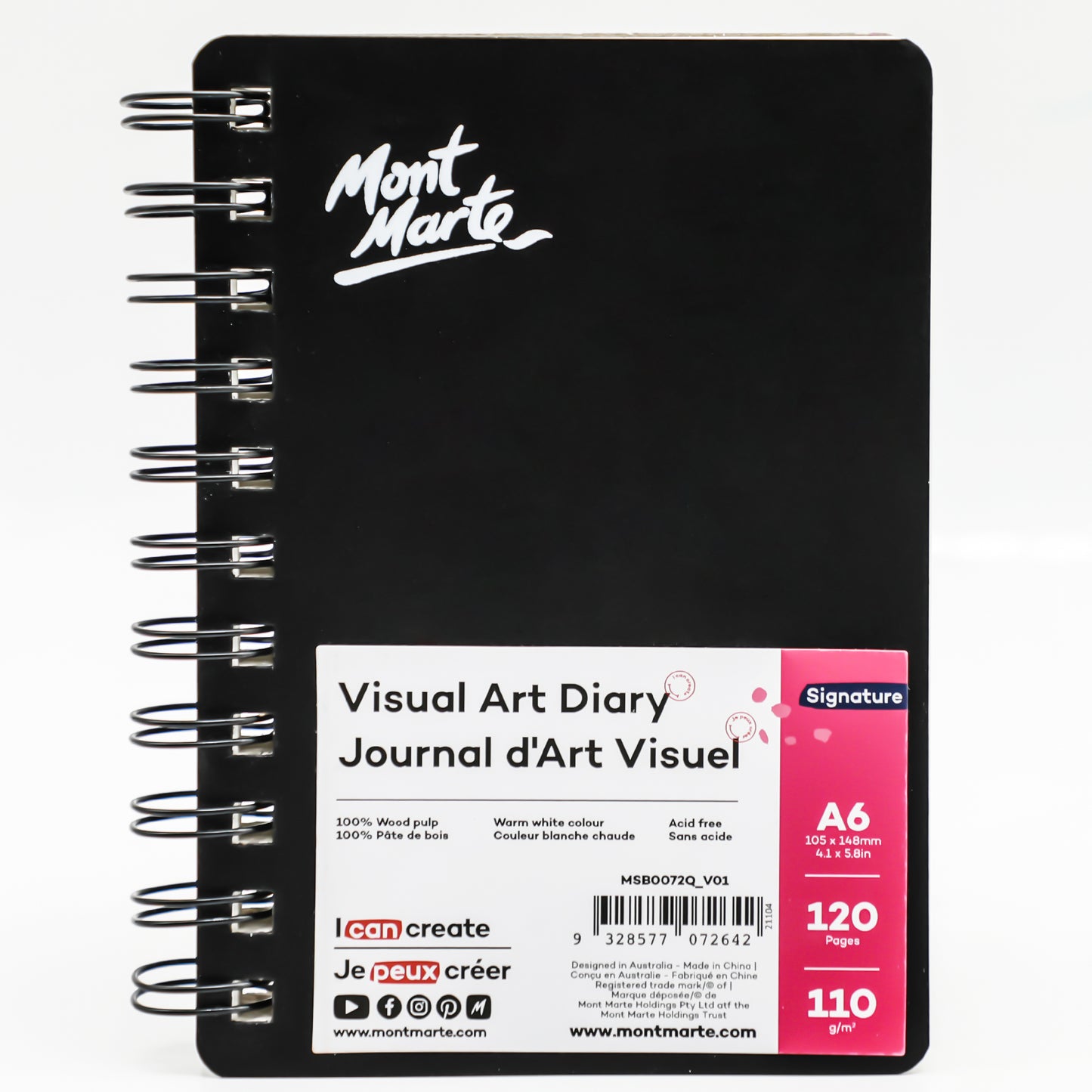 Visual Art Diary A6 120page image 0