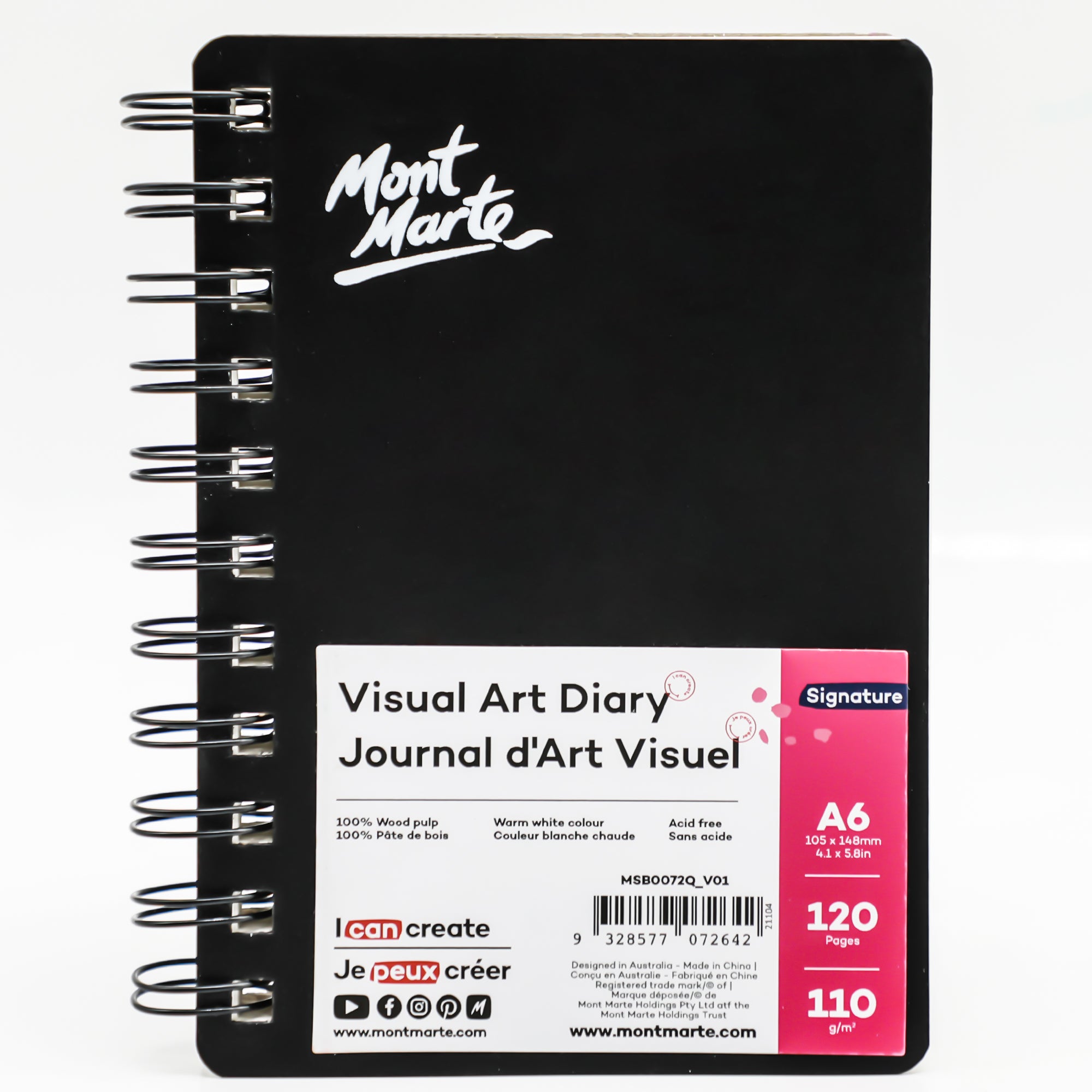 Visual Art Diary A6 120page image 0