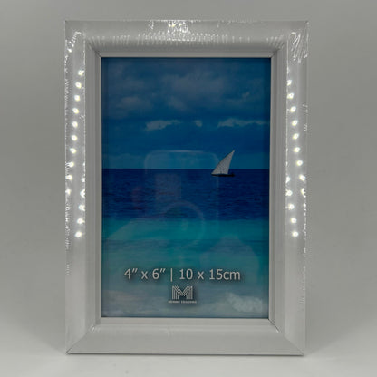 Paris 4x6 Inch White Photo Frame image 0