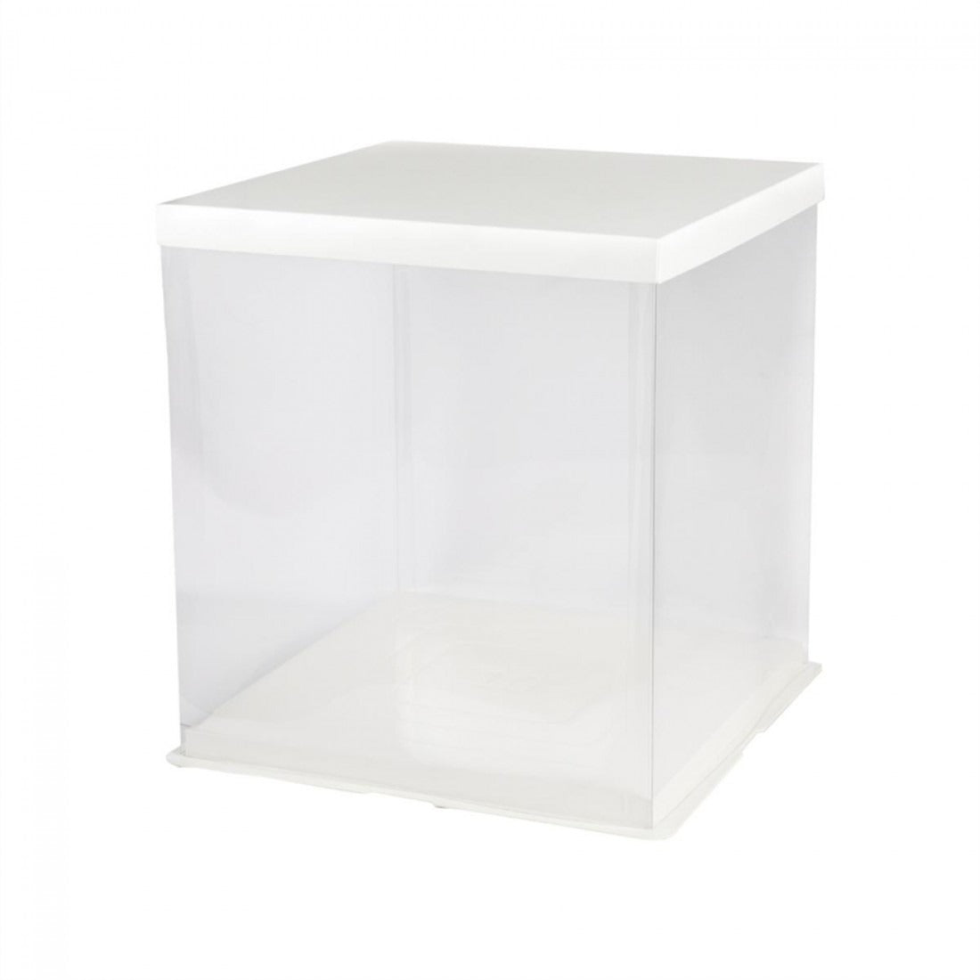 Clear Tall 16in Acrylic Cake Box (16x16x12in) image 0