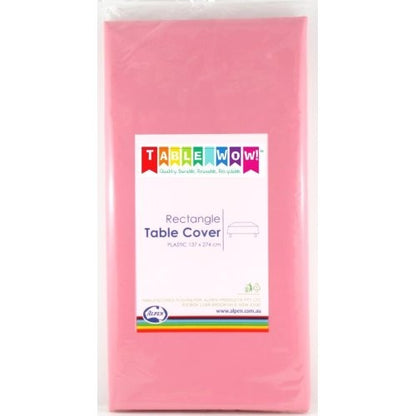 Light Pink Rectangle Tablecover (137cm x 274cm) image 0