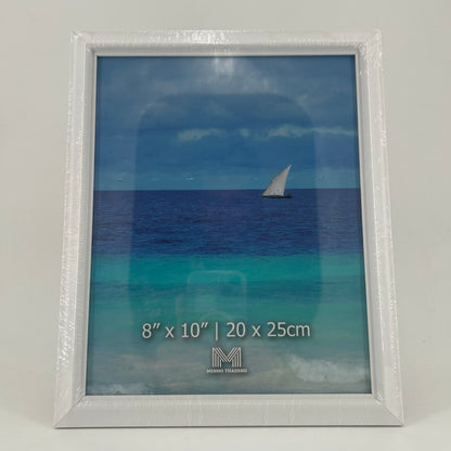 Paris 8x10 Inch White Photo Frame image 0