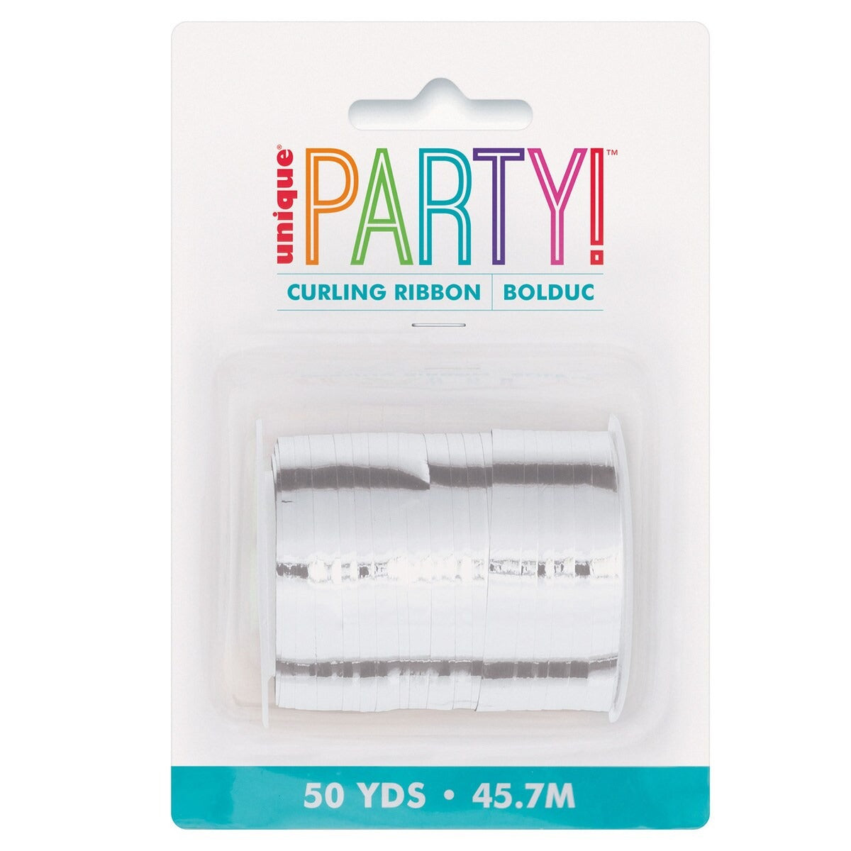 C/RIBBON 50YDS - SILVER image 0