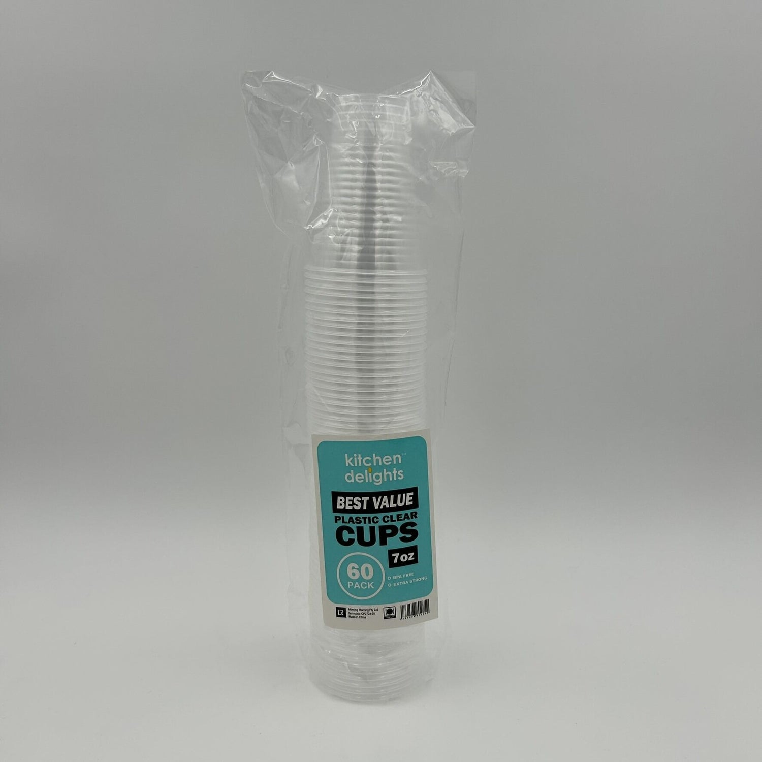 Clear Plastic 7oz cup 60pk image 0