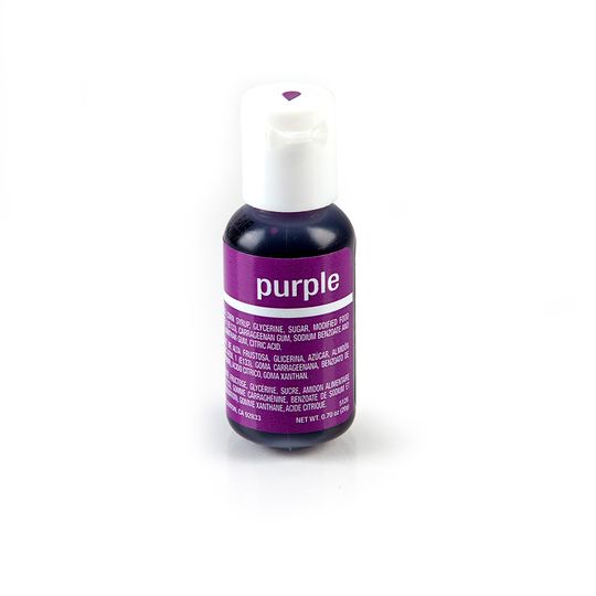 Chefmaster Liqua-Gel Purple 0.7oz/20ml image 0