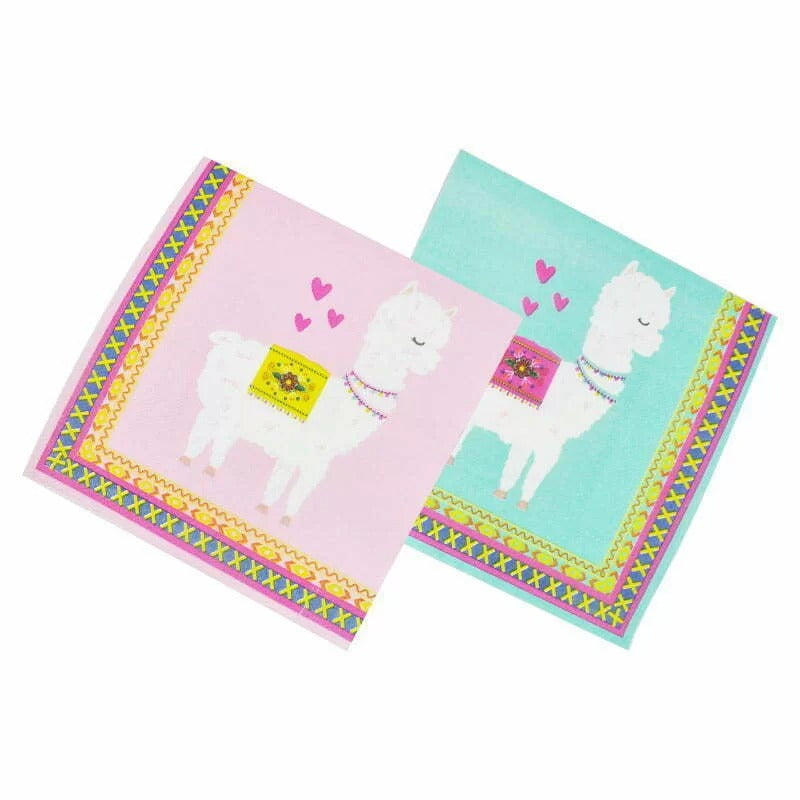 20 Alpaca Napkins image 0