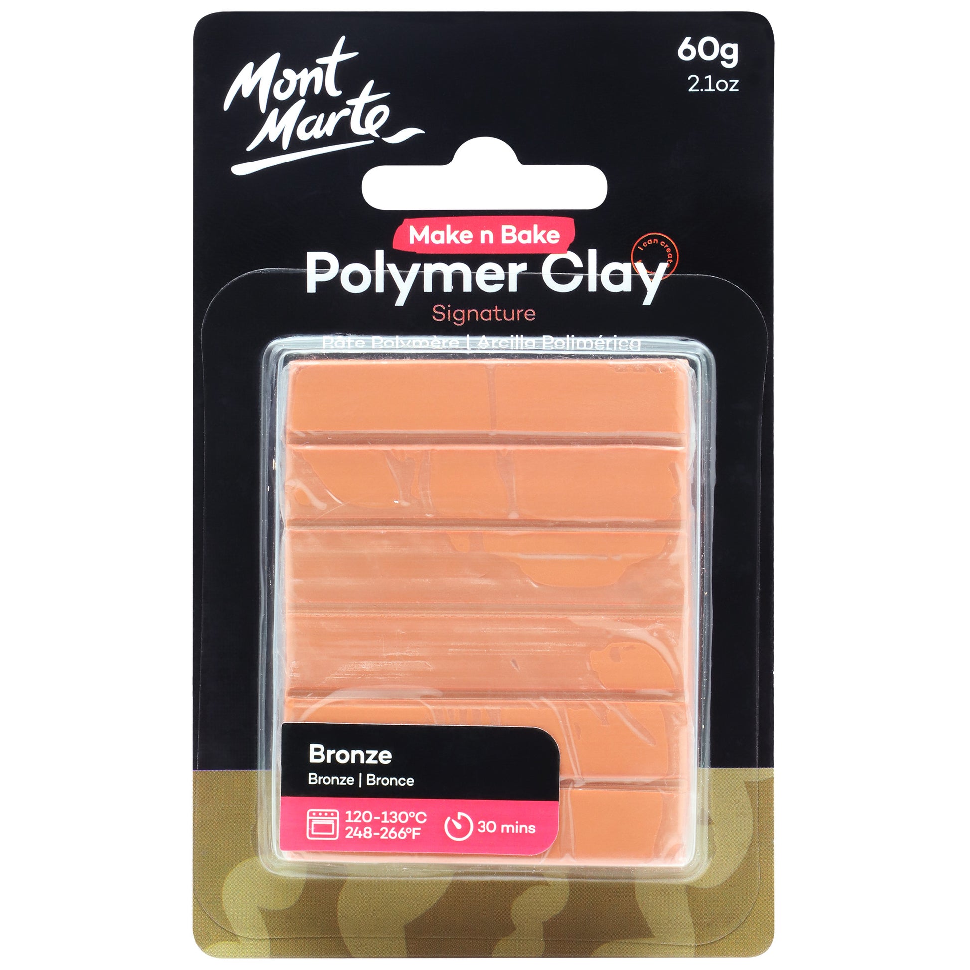 Make n Bake Polymer Clay 60g - Bronze image 0