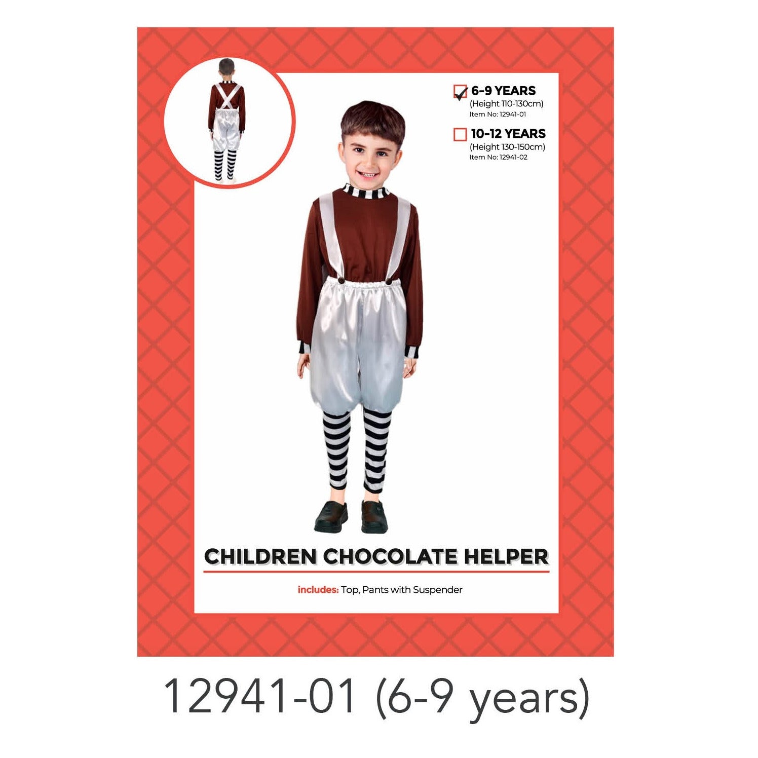 Child Chocolate Helper Boy 6-9 was 91682-01 image 0