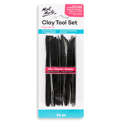 Plastic Clay Tool Set 14pc image 0