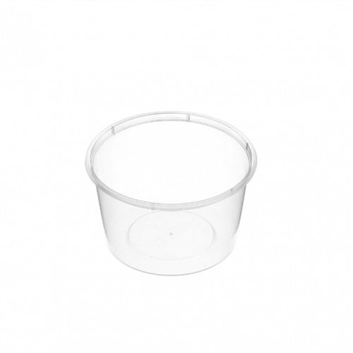 50pk 500ml Round Plastic Container image 0