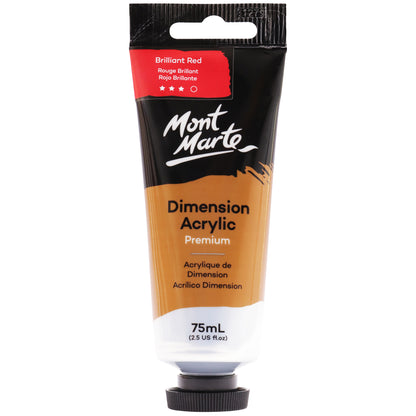 Dimension Acrylic 75mls - Brilliant Red image 0