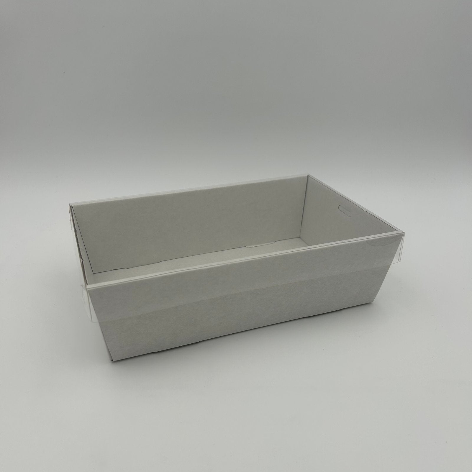 3pk White Rect. Grazing Box + Lid Small (25.5*15.5*8cm) image 0