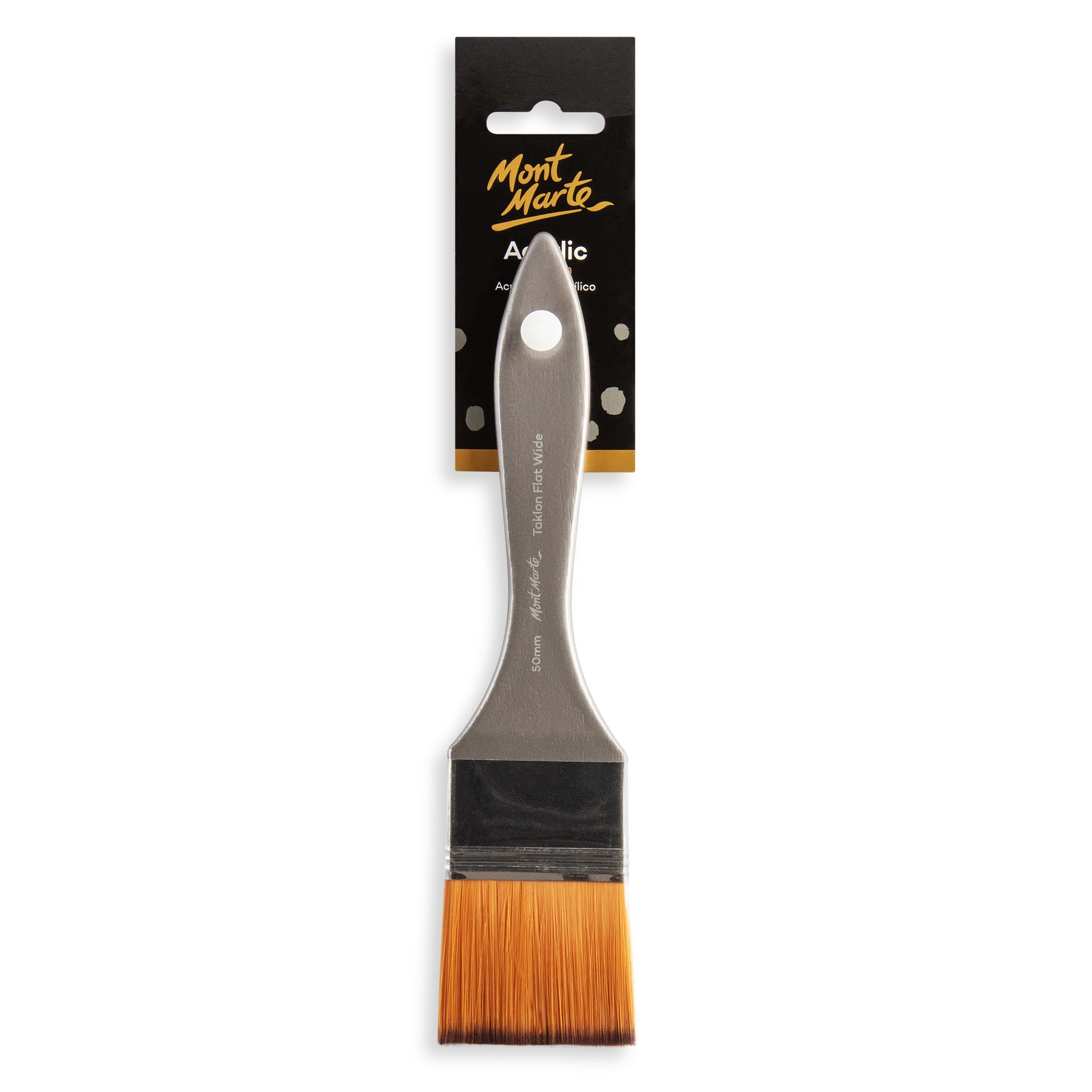 Artist Brush Taklon Flat Wide 50mm image 0