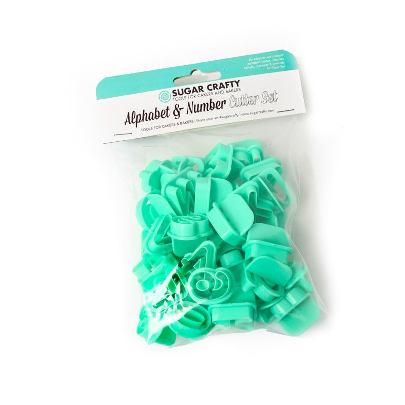 ALPHABET & NUMBER Cutter Set (40 Pieces) - by Sugar Crafty image 0