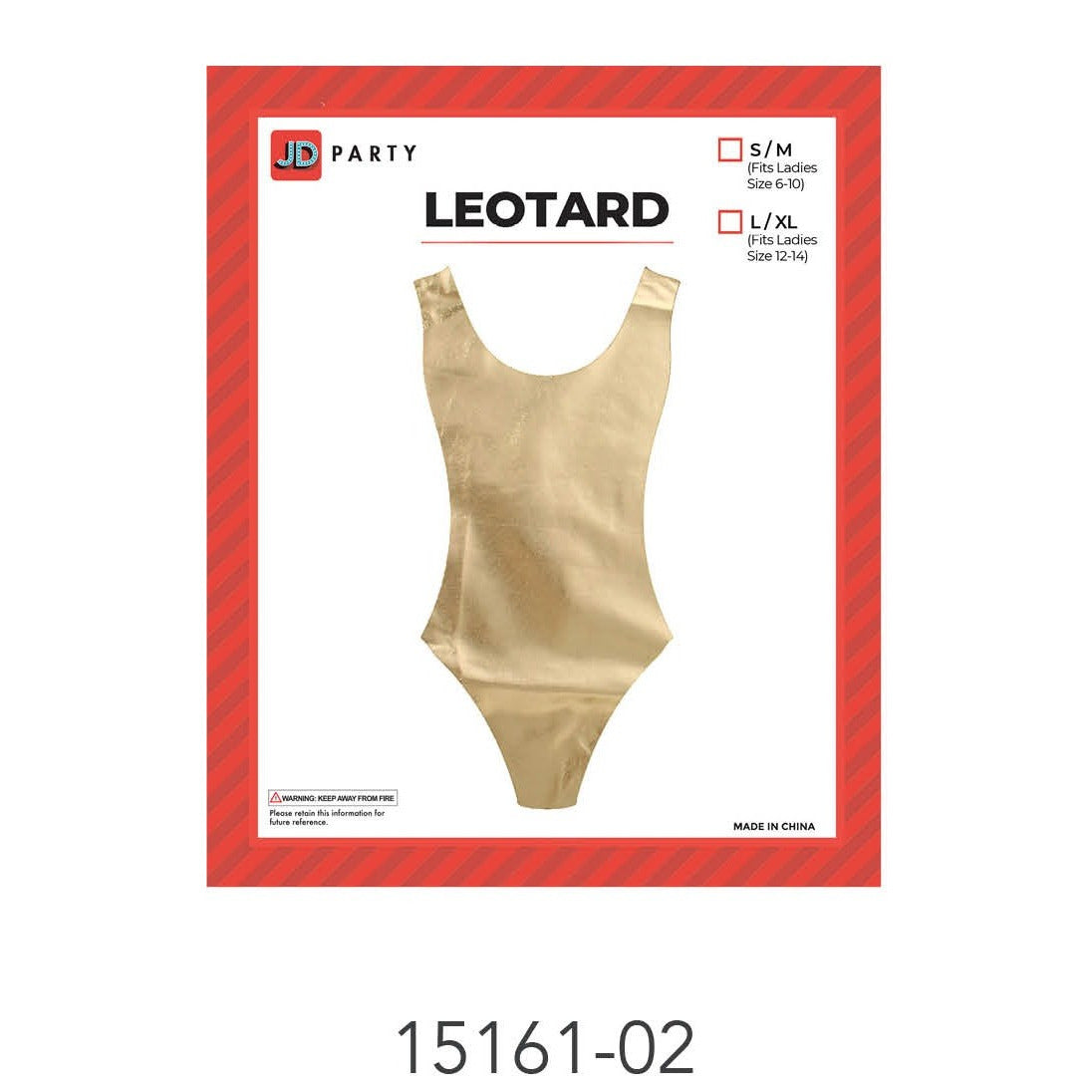 80s Leotard Metallic (L/XL) Gold image 0