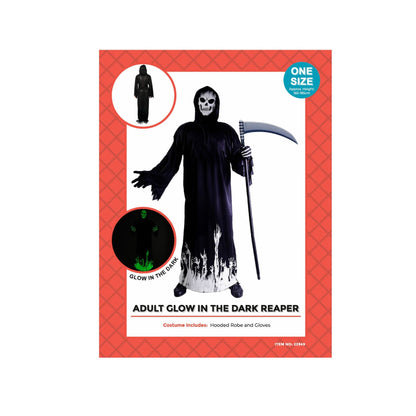 Adult Glow in the Dark Reaper Costume image 0