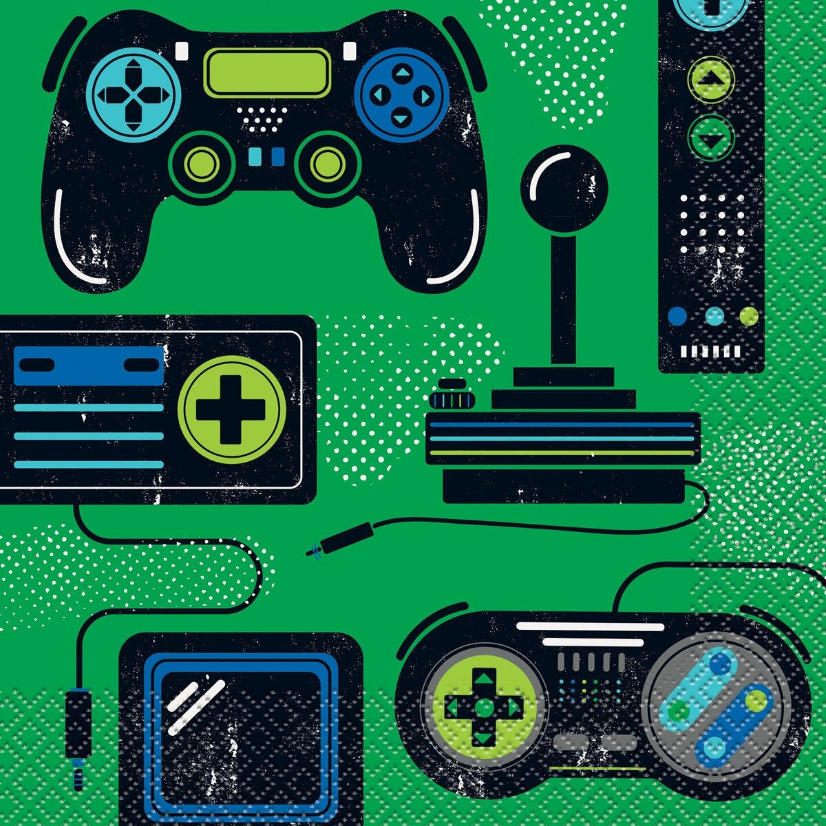 16 GAMER BIRTHDAY LUNCHEON NAPKINS image 0