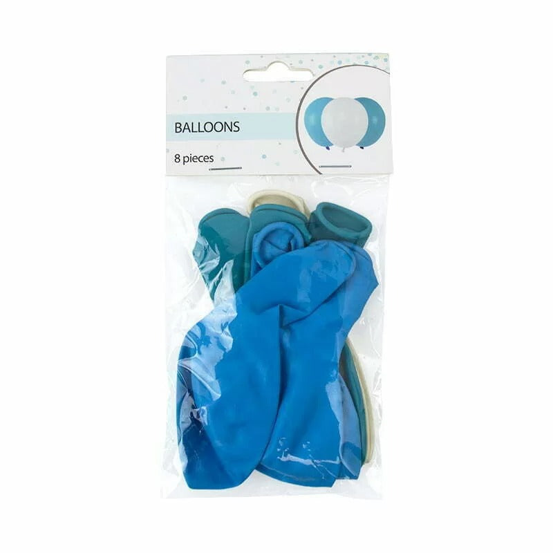 8 Baby Blue Balloons image 0