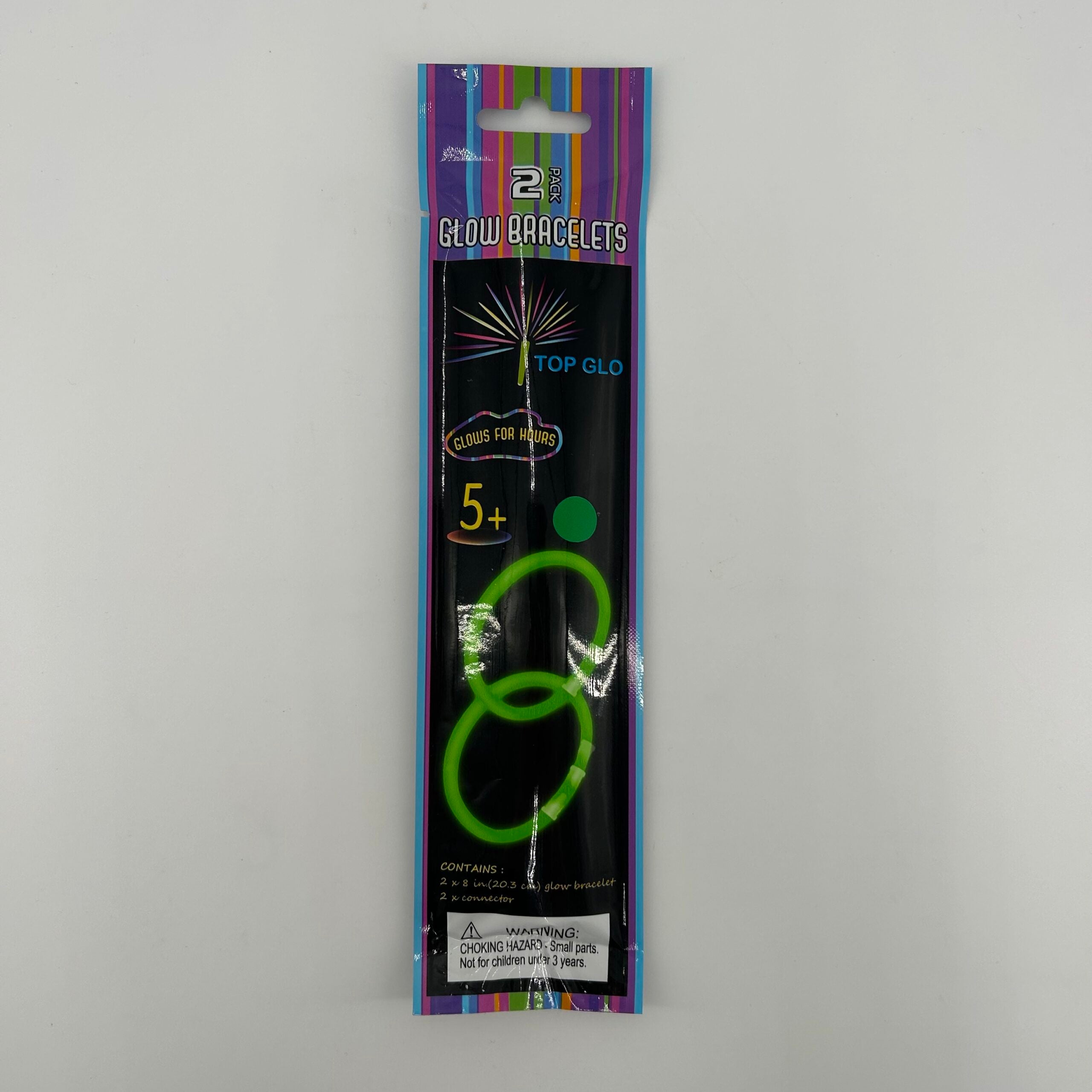 Glow Bracelets 8" 2pcs image 0