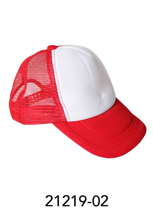 Baseball Cap with white front (Red) image 0
