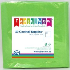 Lime Cocktail Napkins 2ply - 50pk image 0