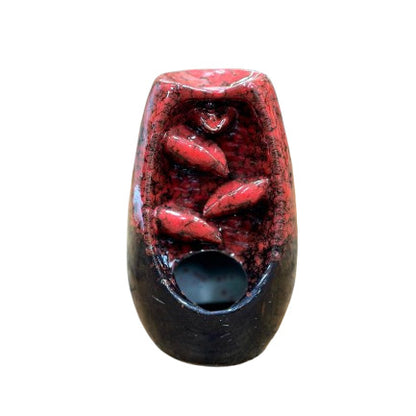 Backflow Burner Red Small 13cm H* 7cm W image 0