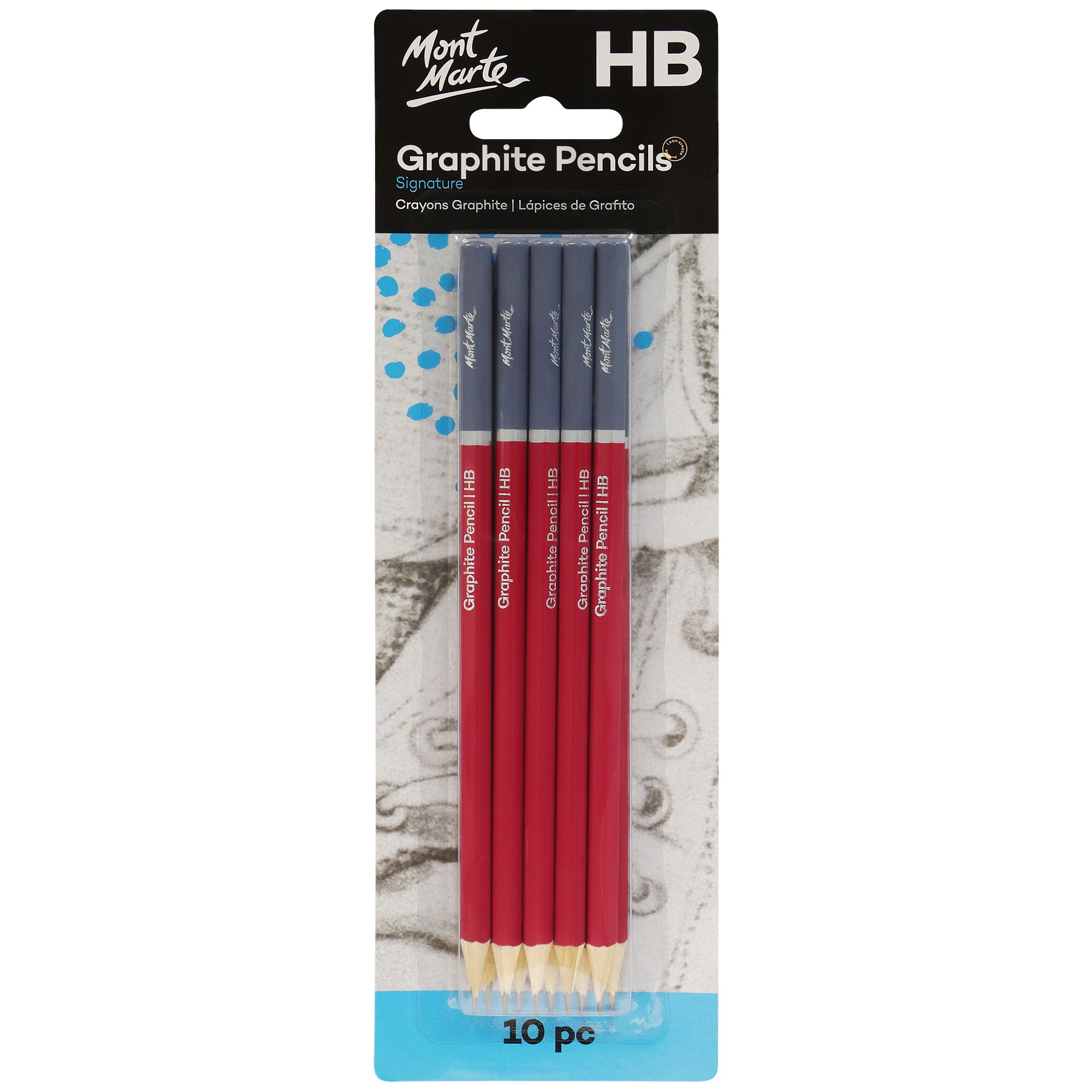 Graphite Pencils HB 10pc image 0