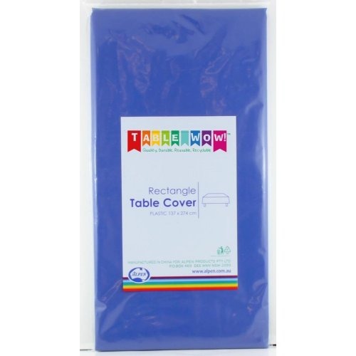 Royal Blue Rectangle Tablecover (137cm x 274cm) image 0
