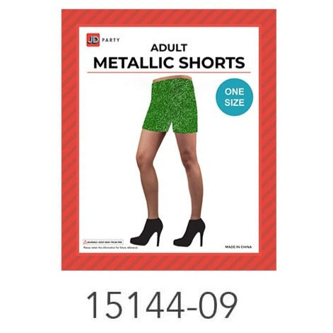 Metallic Shorts (Green) image 0