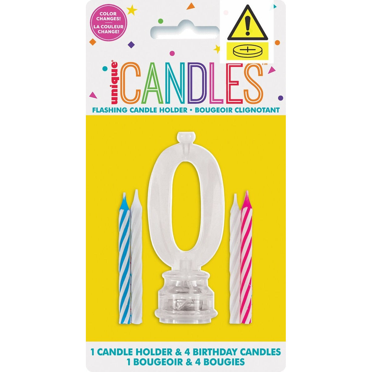 FLASHING BIRTHDAY CANDLE 0 image 0