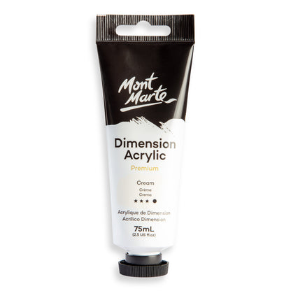 Dimension Acrylic 75mls - Cream image 0