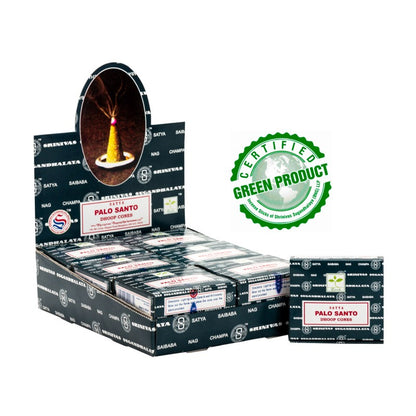 Satya Palo Santo Perfumed Dhoop Cone (Pack of 12) image 0