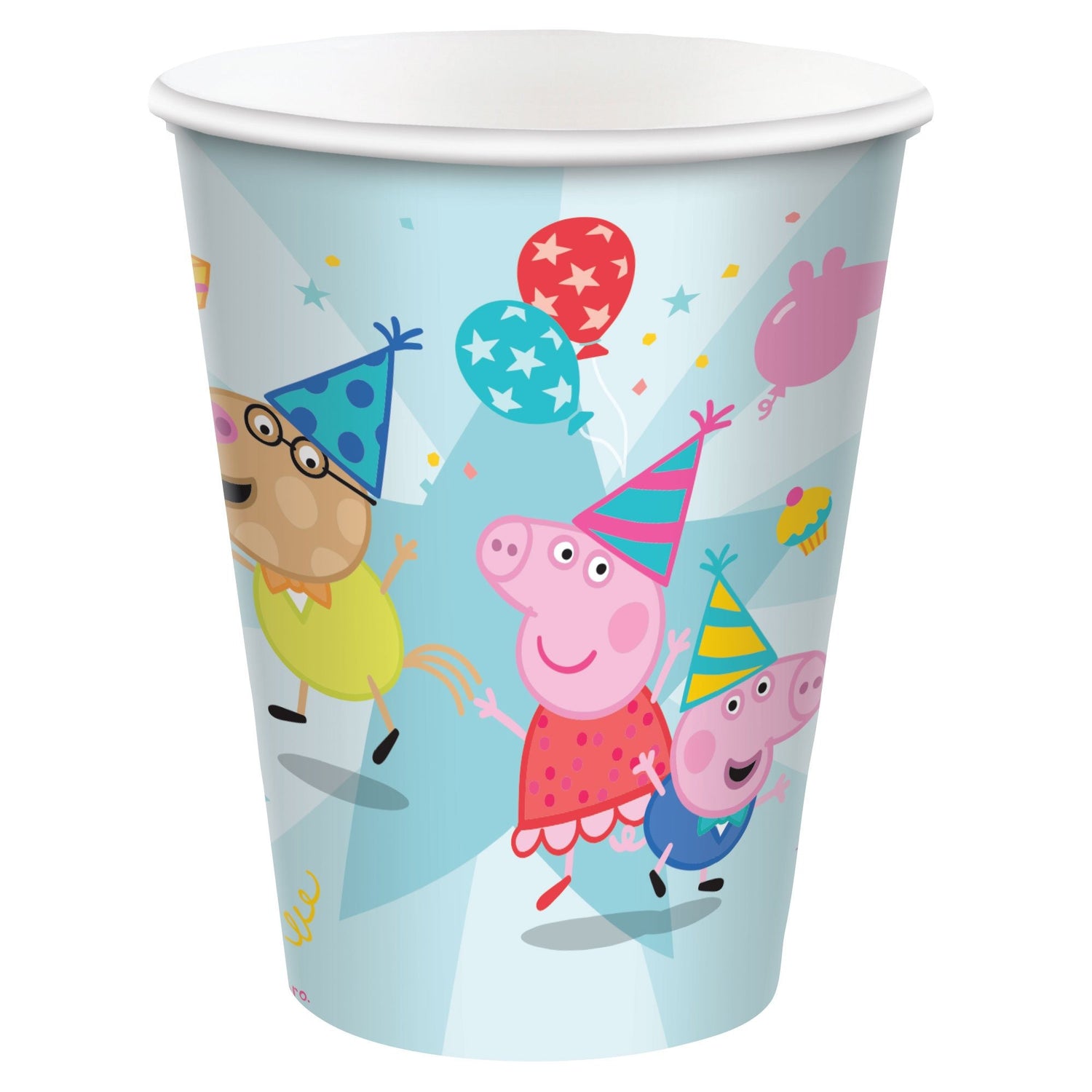 8 Peppa's Party 266ml Paper Cups image 0