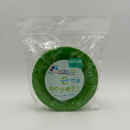 Lime Plastic Bowl Pack 20 image 0
