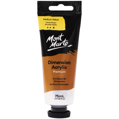 Dimension Acrylic 75mls - Medium Yellow image 0