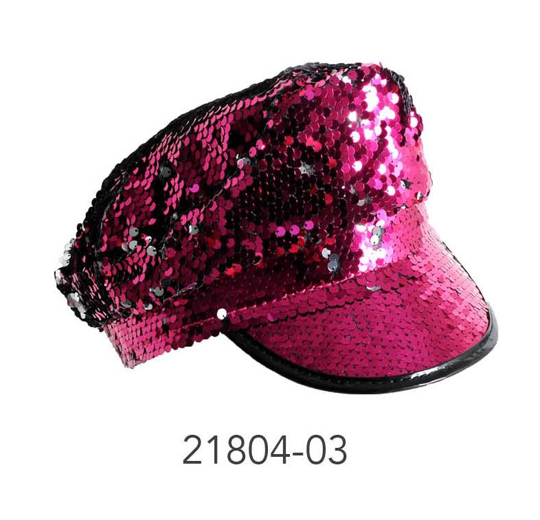 Deluxe sequin cap (Hot Pink) image 0