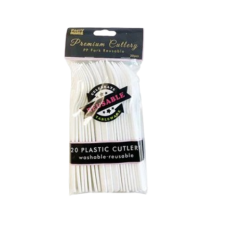 Reusable Plastic Forks - 48 Pk image 0