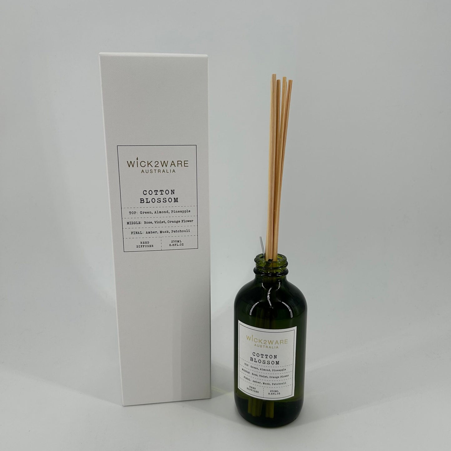 Green Diffuser 250ml - Cotton Blossom